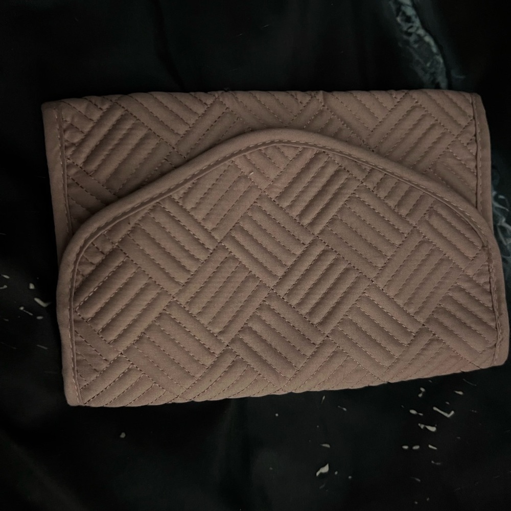 Quilted pink Clutch
